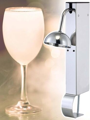 Instant Glass Froster - Upright Wine Glass Chiller & CO2 Freezer for Cups and Glasses | Chill in Seconds for Bars, Restaurants, and Kitchens in Kuwait