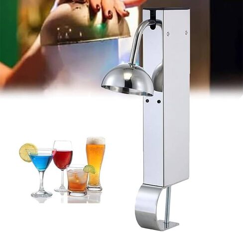 Commercial CO2 Ice Cup Machine - Instant Glass Froster for Bar & Restaurant | Stainless Steel Upright Wine Glass Chiller | 6 Seconds Per Cup in Kuwait