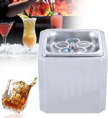 Stainless Steel Carbon Dioxide Glass Chiller, Press Nozzle to Start,Small Rapid Fast Wine Glass Cup Chilling Machine,with Light in Kuwait