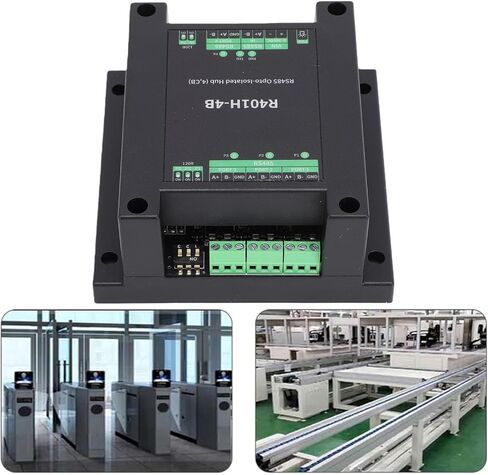 485 Opto Isolated Hub, RS485 to RS485 Converter with Power Isolation and Opto Isolation, for Industrial Communication Up to 1200 Meters in Saudi Arabia