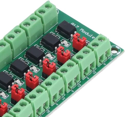 Optocoupler Isolation Converter Board 8 Channel - 3.6-30V Photoelectric Isolated Module for PLC and Motor Drive, High/Low Level Output Selectable in Saudi Arabia