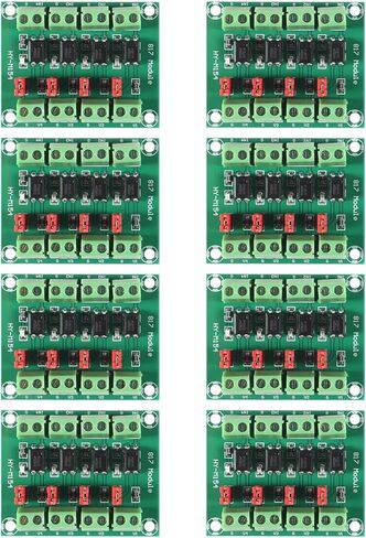 8PCS PC817 Optocoupler Isolation Board 3.6-30V Driver Photoelectric Isolated Module for Industrial Automation, Smart Home Systems, and Instrumentation(2 Channel) in Kuwait