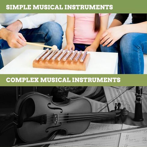 7 نغمات يدوية مع مطرقة خشبية - جرس رنين خشبي للتأمل لليوجا وشفاء الصوت والذهن وإدارة الفصل الدراسي أداة إيقاع يدوية للمعلمين والاسترخاء in Kuwait