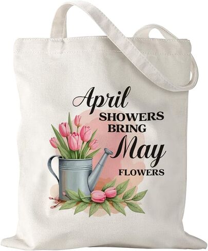 Aesthetic Tote Bags for Women Flowers Wildflower Pattern Cute Tote Bag Spring Mother's Day Birthday Gifts for Women Mom Sisters Canvas Tote Bag for Vacation Shopping Grocery in Kuwait