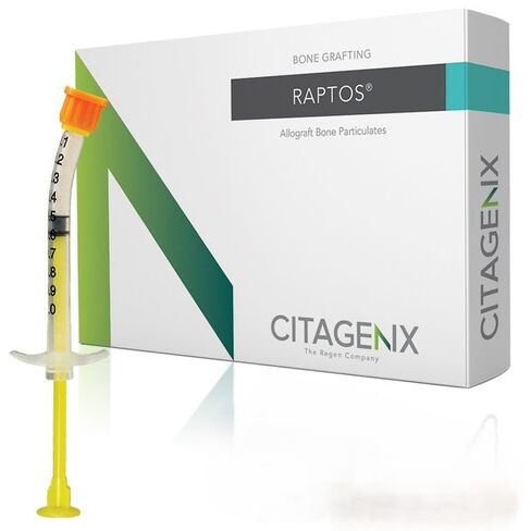 CAN02S-10 Allograft Particles Raptos 1cc Cancellous .20-.85mm Syringe in Kuwait