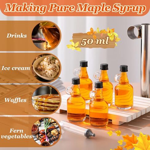 مجموعة أكواب اختبار مقياس كثافة شراب القيقب، مجموعة قياس كثافة شراب القيقب، مقياس كثافة السكر من الفولاذ المقاوم للصدأ، قياس محتوى السكر مع 5 فرشاة لتنظيف الزجاجات، مجموعة دقيقة سهلة القراءة لعمل التجميع in Kuwait