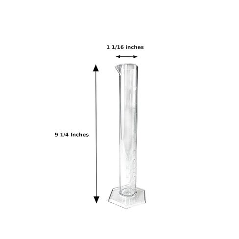 North Mountain Supply – Fermentation Test Kit – 8" Italian Glass Triple Scale Hydrometer & 100cc Extra Clear Graduated Cylinder – Combo Kit with Test Jar – Made in Italy – Lead & Mercury Free in Kuwait