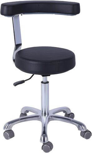 Adjustable Ergonomic Dental Stool with Backrest, Rolling Doctor Chair for Dentists, Hygienists, Assistants & Medical Professionals in Saudi Arabia