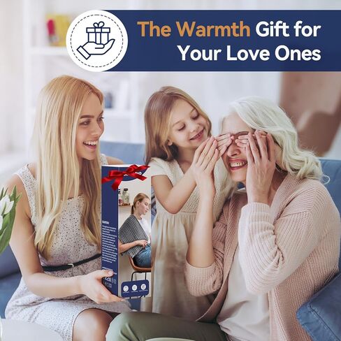 وسادة تسخين كبيرة جدًا لتخفيف آلام الظهر، وسادة حرارية كهربائية مقاس 33 × 17 بوصة للرقبة والأكتاف والتشنجات وآلام الدورة الشهرية، 9 إعدادات للحرارة و4 مؤقتات للإيقاف التلقائي، نسيج ناعم يُغسل في الغسالة، هدايا للعشاق باللون الرمادي in Kuwait