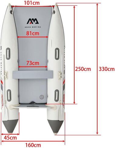 AM Aqua Marina Aircat 11'1" Inflatable Catamaran in Kuwait