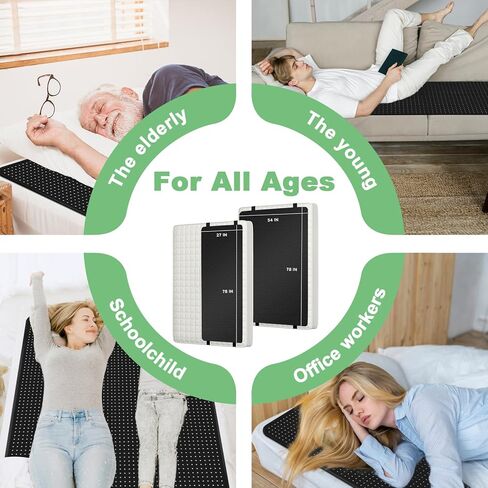 Grounding Mat for Bed Earth Connected Mat for Sleep with Grounding Plug Adapter,Cords,Conductive Mattress Pad (54x78 Inch) in Kuwait