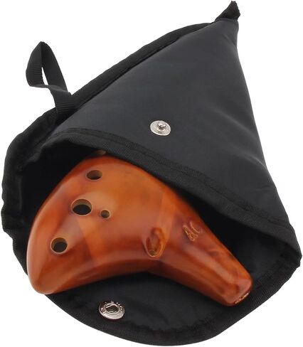 12 Hole Tone C Ceramic Ocarina, Alto Ocarina Classic Straw Fire Masterpiece Collectible, Ocarinas Instrument with Song Book Neck Cord Carry Bag, Ceramic ocarina for Student/Adults/Beginners in Saudi Arabia