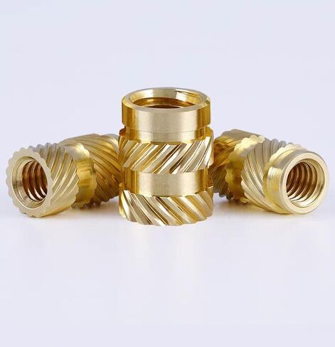 380Pcs JSIERLUOV Threaded Inserts Assortment Kit M2 M2.5 M3 M4 M5 for 3D Printing Components Plastic molding, Metric Brass Knurled Nuts Insert by Heat into Plastic Parts in Saudi Arabia