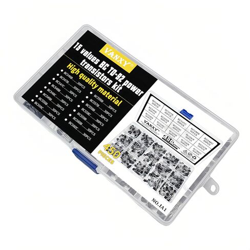 450PCS 15Values Transistor Kits BC546B BC547B BC547C BC548B BC556B BC557B BC558B BC559B BC560B BC548C BC558C BC550C BC560C BC549B BC550B TO-92 PNP NPN Power BJT Bipolar Junction Transistor in Kuwait