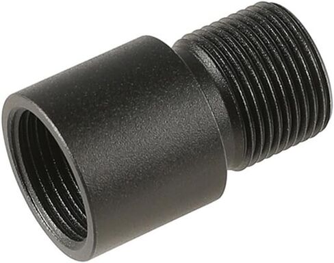 GoldenBall ألومنيوم 14 مم CW إلى 14 مم CCW Airsoft Tracer Unit محول خيط - أسود in Kuwait