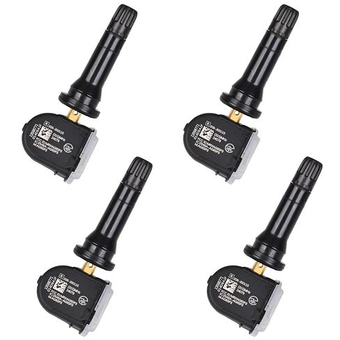 Set of 4 TPMS Tire Pressure Sensors GM TPMS Sensors 433MHz Compatible with Chevy Silverado Tahoe Buick Enclave Cadillac Escalade GMC Sierra Replaces# 13598773 13589601(4 PCS) in Kuwait