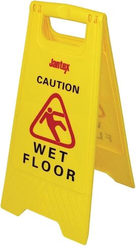 JANTEX Wet Floor Safety Sign Notice Plaque Poster Display Commercial, 6325 in Kuwait