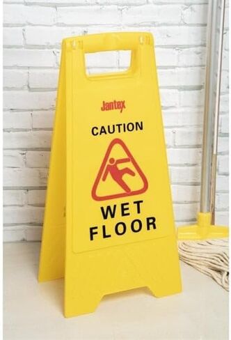 JANTEX Wet Floor Safety Sign Notice Plaque Poster Display Commercial, 6325 in Kuwait
