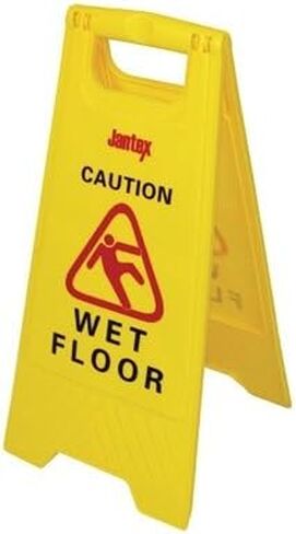 JANTEX Wet Floor Safety Sign Notice Plaque Poster Display Commercial, 6325 in Kuwait