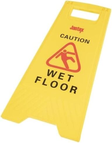 JANTEX Wet Floor Safety Sign Notice Plaque Poster Display Commercial, 6325 in Kuwait