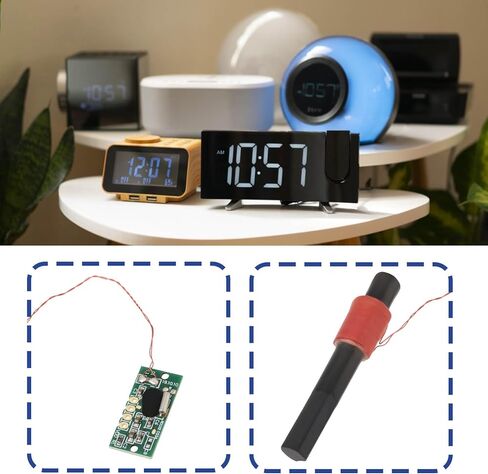 The Lord of the Tools 1Pc Radio Receiver Module Radio Controlled Coclk Receiver Module WVB-0860N-03A for US Radio Clock Adjustment Office School 60KHz in Kuwait