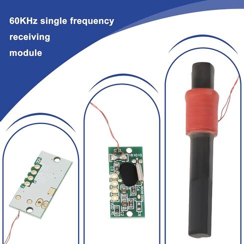 The Lord of the Tools 1Pc Radio Receiver Module Radio Controlled Coclk Receiver Module WVB-0860N-03A for US Radio Clock Adjustment Office School 60KHz in Kuwait