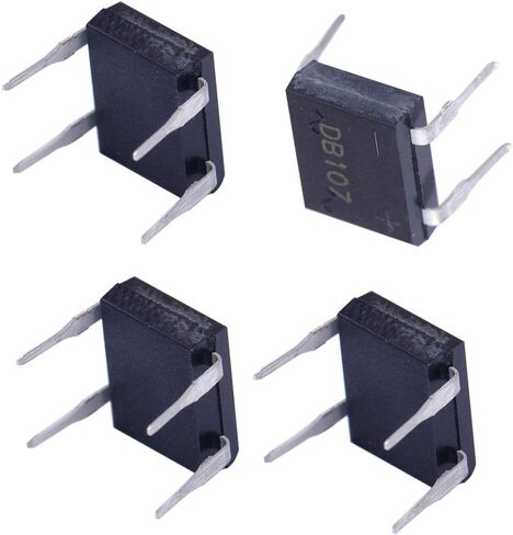 10PCS DB107 DB107G DIP-4 1A 1000V Single Phases Diode Rectifier Bridge in Saudi Arabia