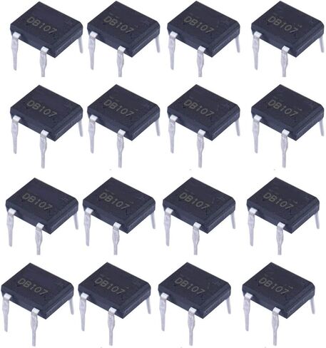 10PCS DB107 DB107G DIP-4 1A 1000V Single Phases Diode Rectifier Bridge in Saudi Arabia