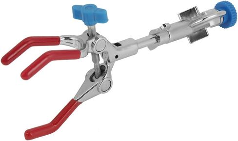 Adjustable Three Prong Lab Holder for Test Tube and Flask Organization bench-clamps in Saudi Arabia