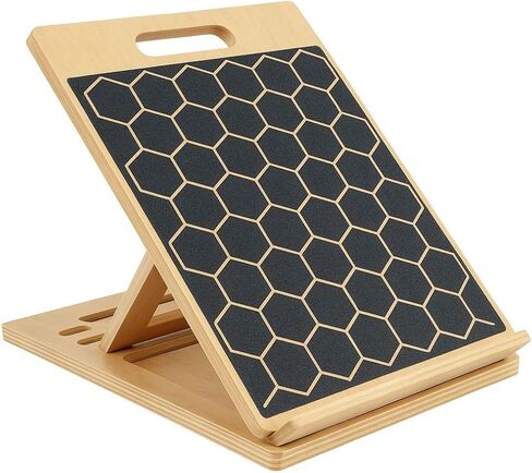 Slant Board for Calf Stretching, Adjustable Portable Wooden Incline Board for Calf Stretcher, 300 Lbs Weight Capacity Calf Stretch Wedge for Leg, Knees, Heel, Ankle in Kuwait