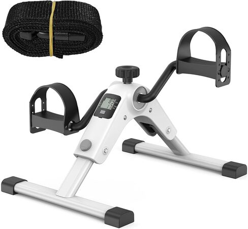 MOMODA Under Desk Bike Pedal Exerciser with LCD Display Portable Mini Exercise Bike for Arm and Leg in Kuwait