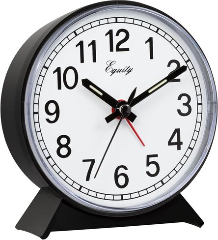 Equity 14075 Black Analog Wind-Up Alarm Clock in Kuwait