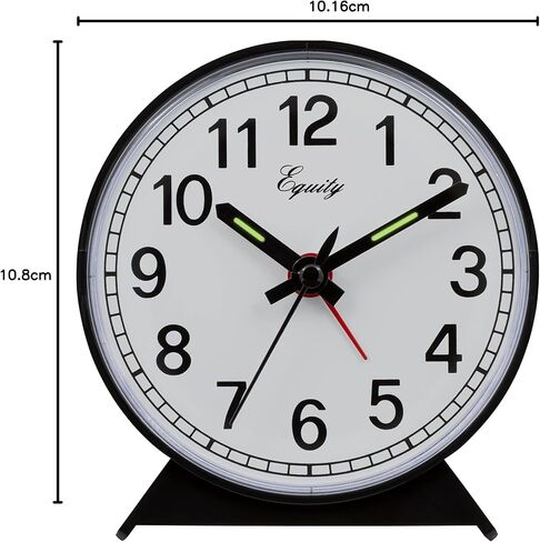 Equity 14075 Black Analog Wind-Up Alarm Clock in Kuwait