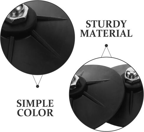 Luxshiny 6pcs Rubber Suction Cup Base Accessories for Freestanding Boxing Sandbag, Heavy-Duty Stable Grip Parts for Punching Bag Training and Fitness in Kuwait