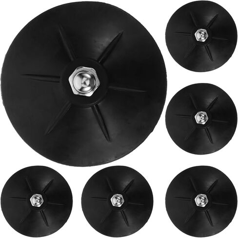 6pcs Boxing Bag Suction Cup Base Replacement Rubber Accessories Sturdy Freestanding Boxing Bag Fixing Parts for Home Gym Floor Anchor in Saudi Arabia
