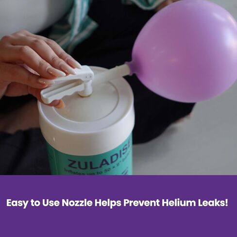 خزان هيليوم للبالونات في المنزل، يملأ ما يصل إلى 50 × 9 بالونات، أسطوانة هيليوم مدمجة للاستعمال مرة واحدة بسعة 100 جالون (380 لتر)، مضخة بالونات محمولة للحفلات ذات ضغط عالي in Kuwait