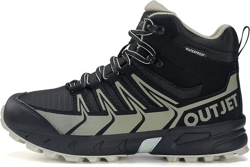 Women's Waterproof Hiking Boots Lightweight Comfortable Non-Slip Outdoor Walking Trekking Trails Boot in Kuwait