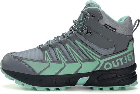 Women's Waterproof Hiking Boots Lightweight Comfortable Non-Slip Outdoor Walking Trekking Trails Boot in Saudi Arabia