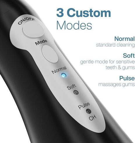 AquaSonic Aqua Flosser - Cordless Rechargeable Water Flosser for Teeth - Waterproof, Portable Oral Irrigator for Dental Cleaning with 5 Jet Tips – Braces Home Travel in Saudi Arabia