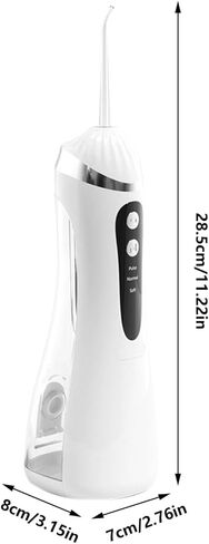 Portable Irrigator | Rechargeable with 200ml Tank for Cleaning – 3 Modes Irrigator, for Shower, Bathroom, Workplace, After Meals, Travel, Home, Brackets and Adults in Saudi Arabia