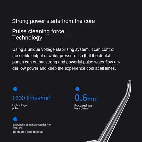 Portable Irrigator | Rechargeable with 200ml Tank for Cleaning – 3 Modes Irrigator, for Shower, Bathroom, Workplace, After Meals, Travel, Home, Brackets and Adults in Saudi Arabia