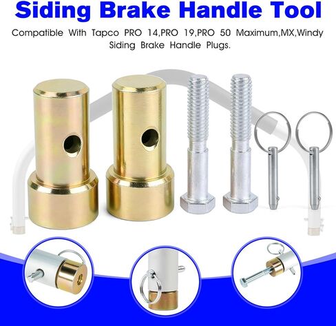 Replacement Tapco Siding Brake Part 11398 Hemming Handle Plug Bolts,11397 Pull Pins For Tapco PRO 14 PRO 19 PRO 50 Maximum MX Windy Tapco Siding Brake Tool Parts in Saudi Arabia