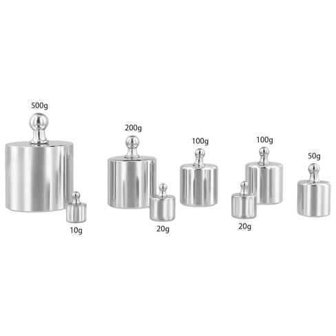 SEUNMUK 16 PCS 2000g Calibration Weights, Gram Scale-M2 Class 10g, 20g, 50g,100g, 200g, 500g Scale with Tweezers, Gram Weights Kit for Digital Balance Scale, Jewellery Scale in Kuwait