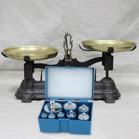 SEUNMUK 16 PCS 2000g Calibration Weights, Gram Scale-M2 Class 10g, 20g, 50g,100g, 200g, 500g Scale with Tweezers, Gram Weights Kit for Digital Balance Scale, Jewellery Scale in Kuwait