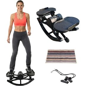 Rocking Stepper for Exercise at Home, 2026[New Vision] Motion Stair Stepper with Resistance Bands & Balance Board, Low-Impact Full Body Workout Equipment, Stable Structure Exercise Equipment in Saudi Arabia