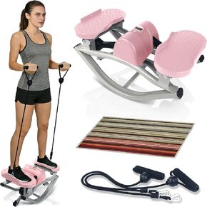 روك ستيبر من الجانب إلى الجانب، روك ستيبر، آلة روك ستيبر للتمرين في المنزل - مع شاشة رقمية، ستيبر للياقة البدنية للذراعين والساقين والأرداف، ستيبر روك للمنزل، الشقة والمكتب in Kuwait