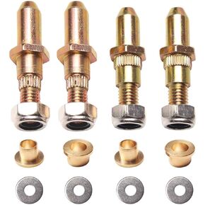 4 Sets Leesoot 19299324 Door Hinge Pins Compatible with 1999-2007 Chevy Silverado Avalanche Suburban Tahoe GMC Yukon Sierra for Cadillac Escalade Two Doors Bushing Repair Assembly Kit in Kuwait