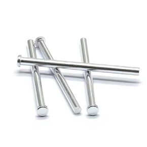 4 Pack 3.5 Inch Stainless Steel Silver Door Hinge Pins - Heavy Duty Interior Door Security Replacement Hardware, Anti-Rust Anti-Theft Hinge Repair Kit in Saudi Arabia