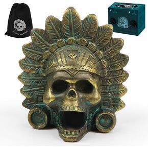 “OW" Aztec Death Whistle - Produces Loud Human-like Screams at high Decibels, 126+ Decibels Loud,Self Defense Whistle, Great Gift Idea (Antique Bronze) in Kuwait