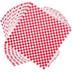 120pcs Wax Paper Sheets for Food, 12x12" Grease Proof Sandwich Wrapping Paper, Premium Deli Paper Sheets, Pre Cut Checkered Food Basket Liners for BBQ, Picnic, Festival, Fair by Neyimqr in Kuwait